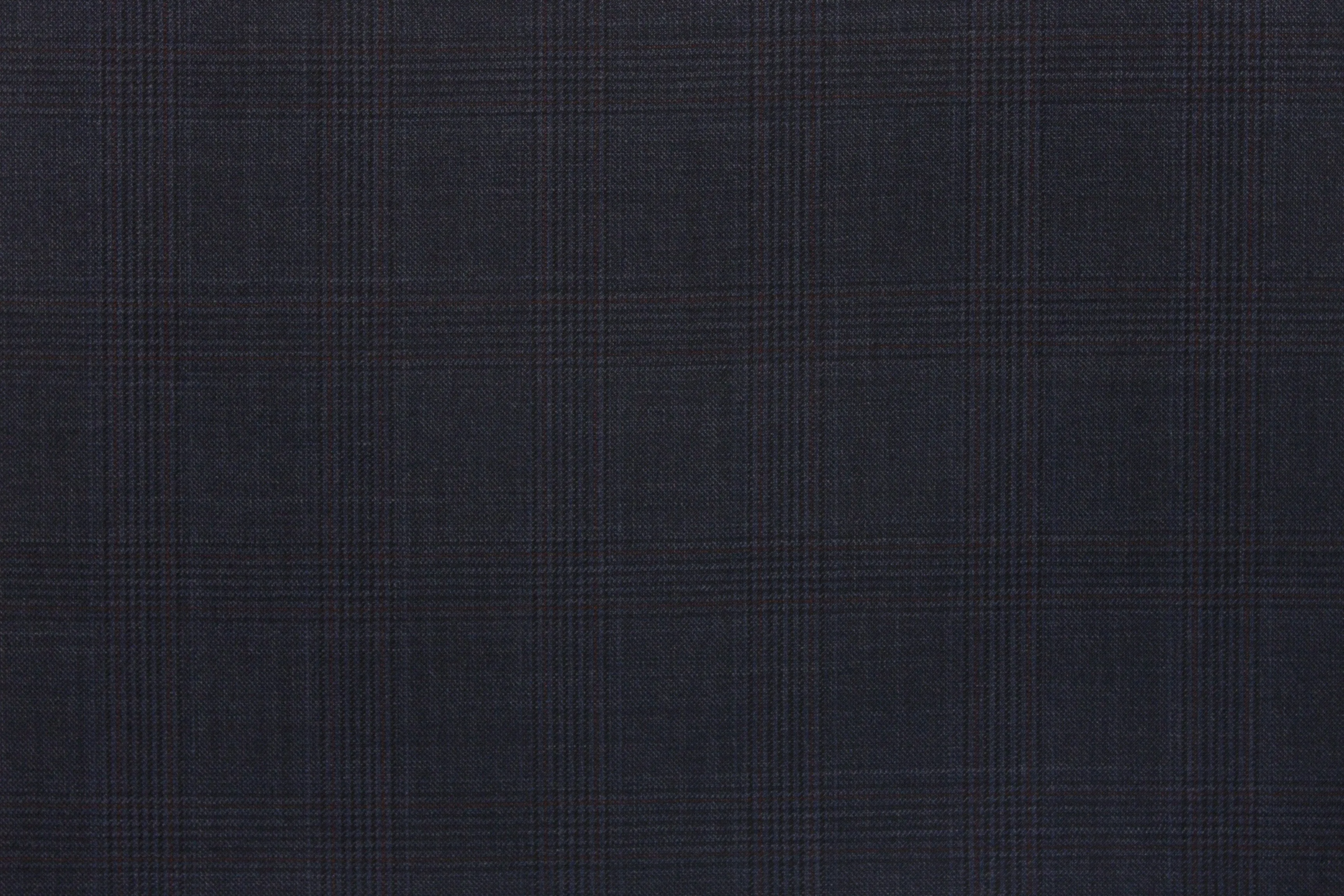 Independence Blue With Dark Prince of Wales Check Vest