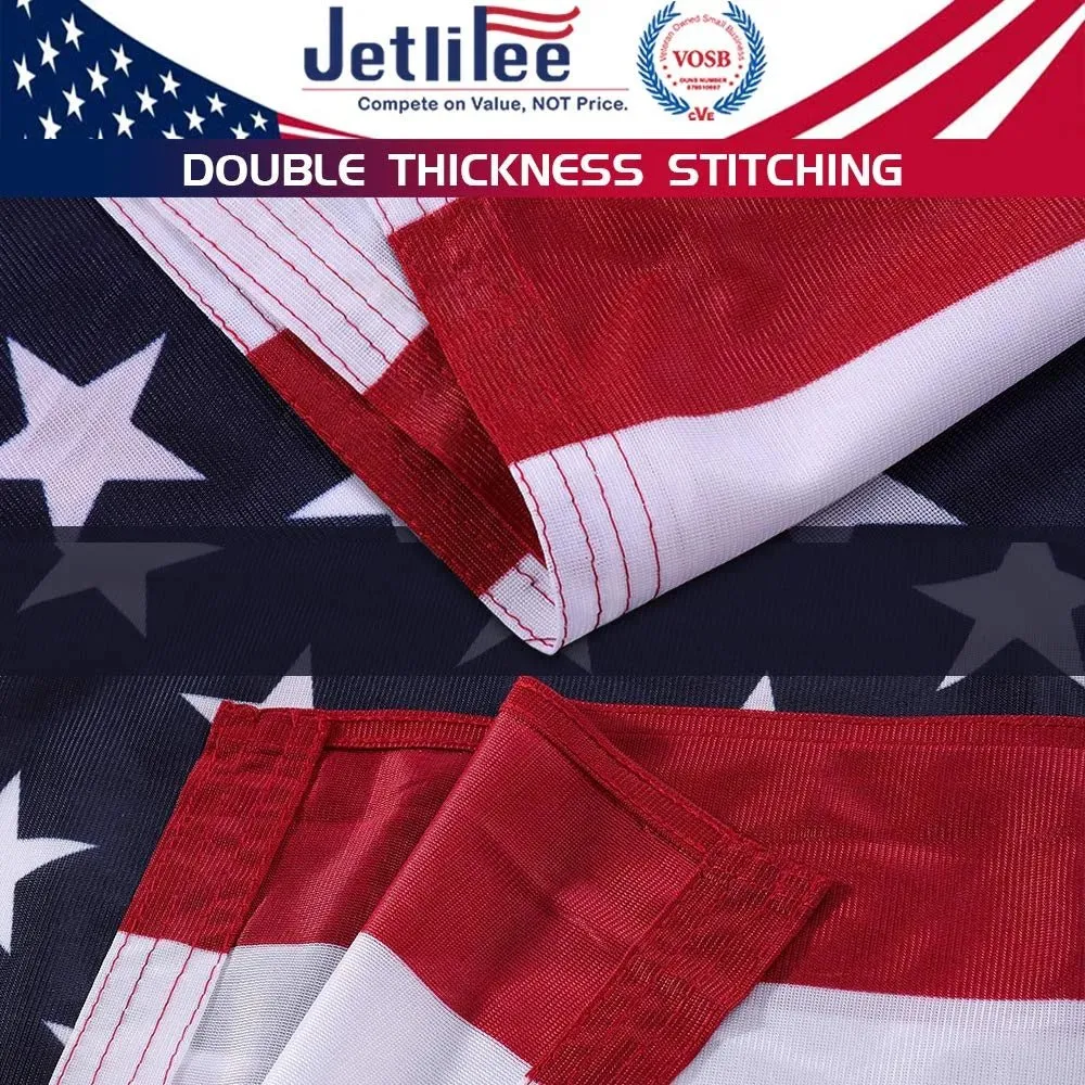 Jetlifee 3x5 FT 110G knitted polyester American Flag