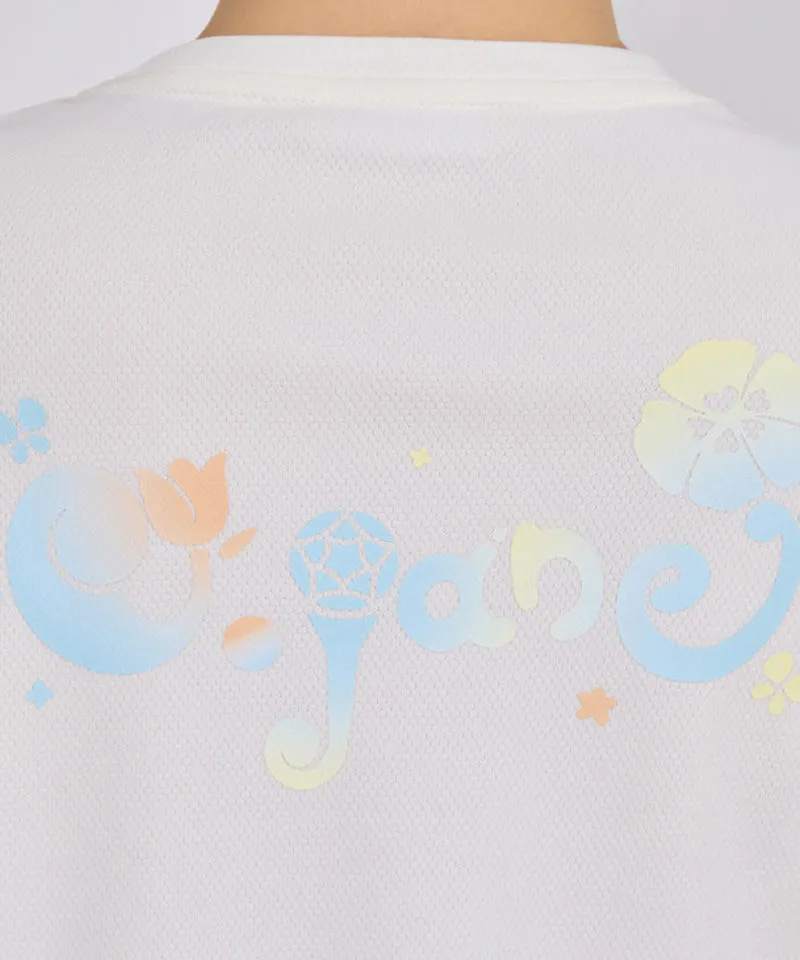 J.Jane Printed Half Sleeve T-Shirt - Cream