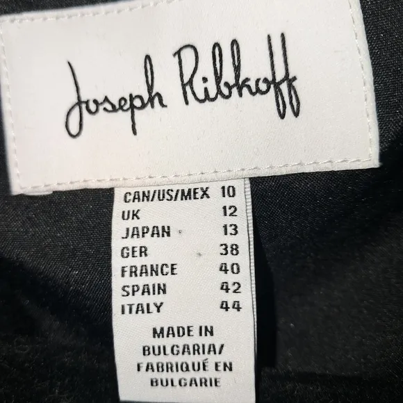 Joseph Ribkoff Blk/White Polka Dot Blazer Medium