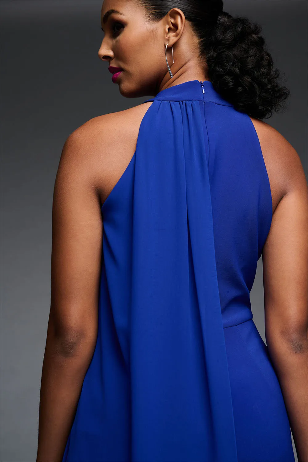 Joseph Ribkoff Chiffon Drape Side Dress Jr223716