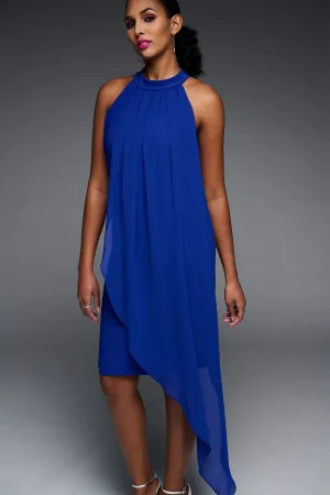 Joseph Ribkoff Chiffon Drape Side Dress Jr223716