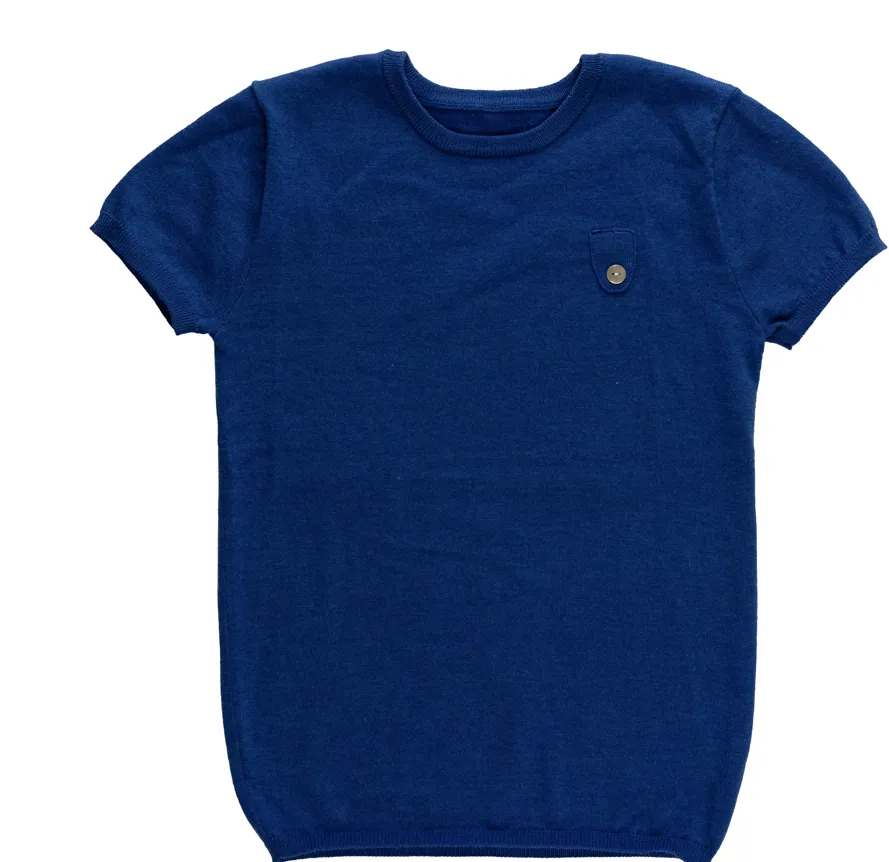 Kipp Blue Classic Knit Top