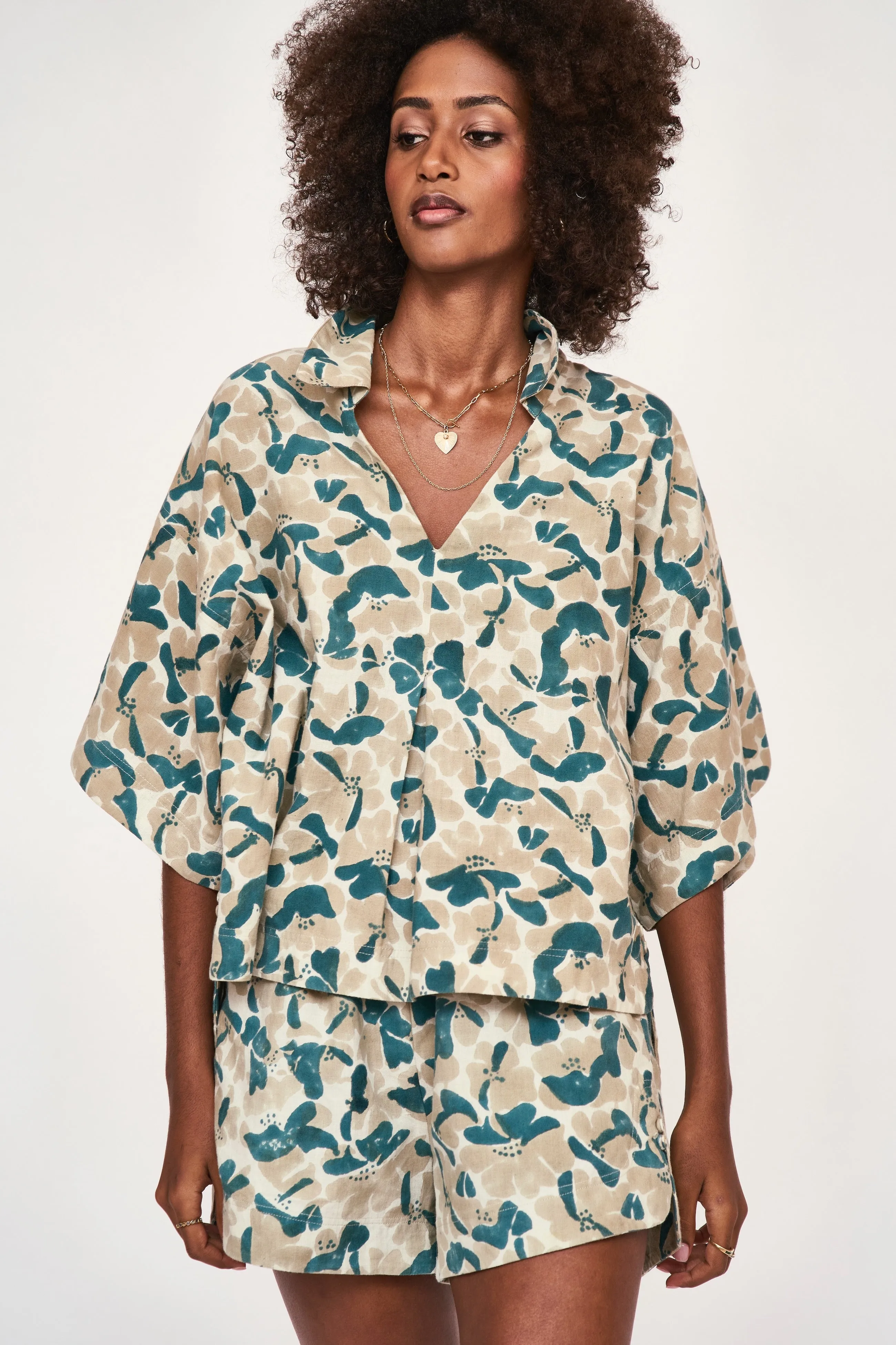 Lanai Top in Plumeria