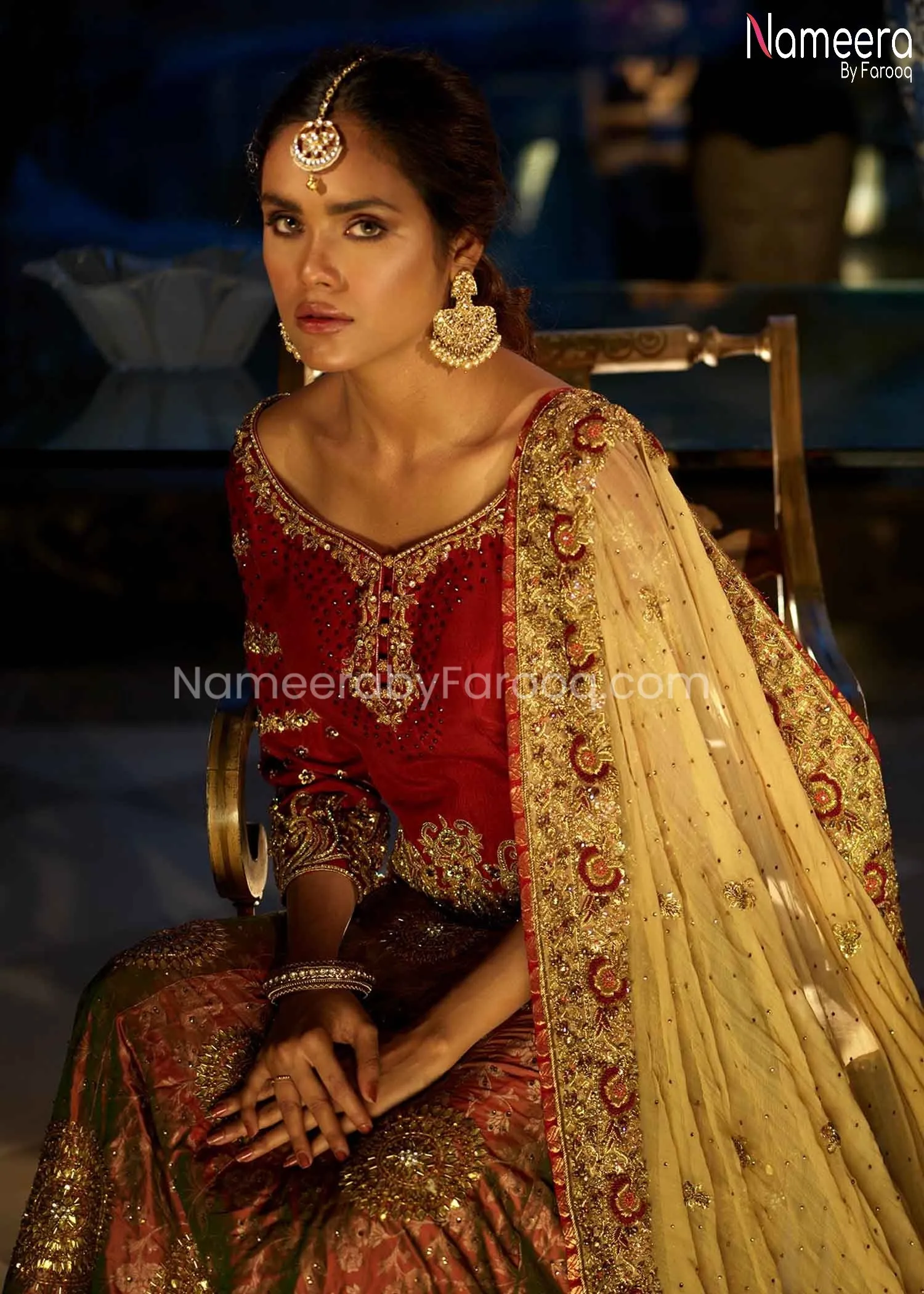 Latest Lehenga Blouse Design Pakistani for Girls #BR188