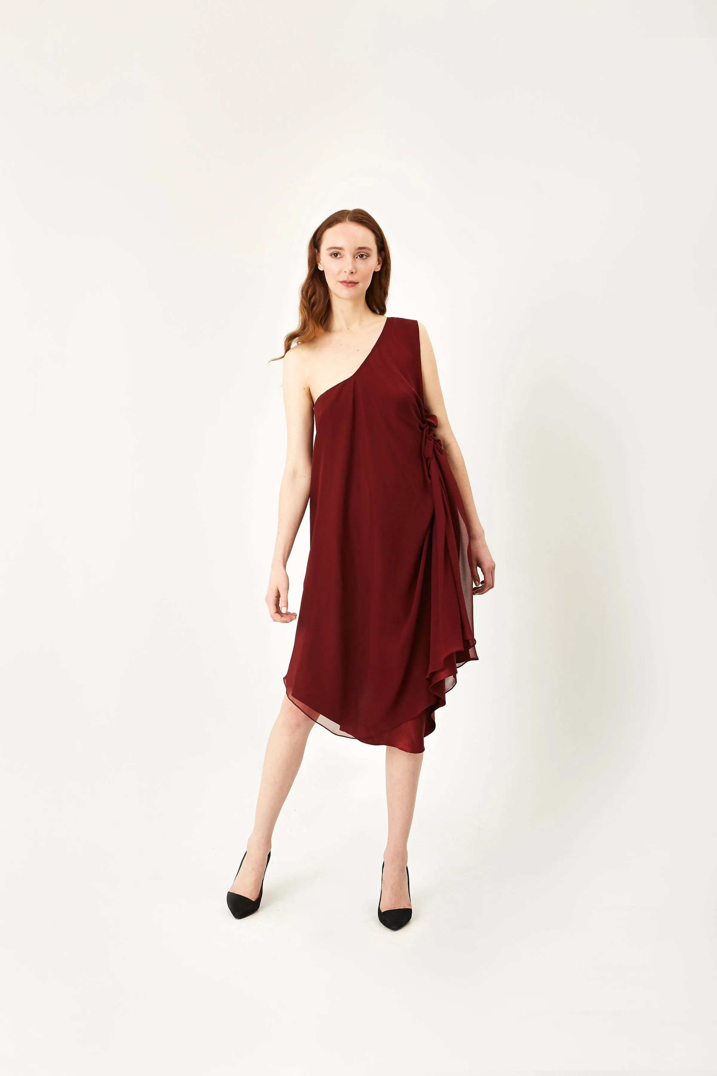 Leonora Silk Chiffon Dress