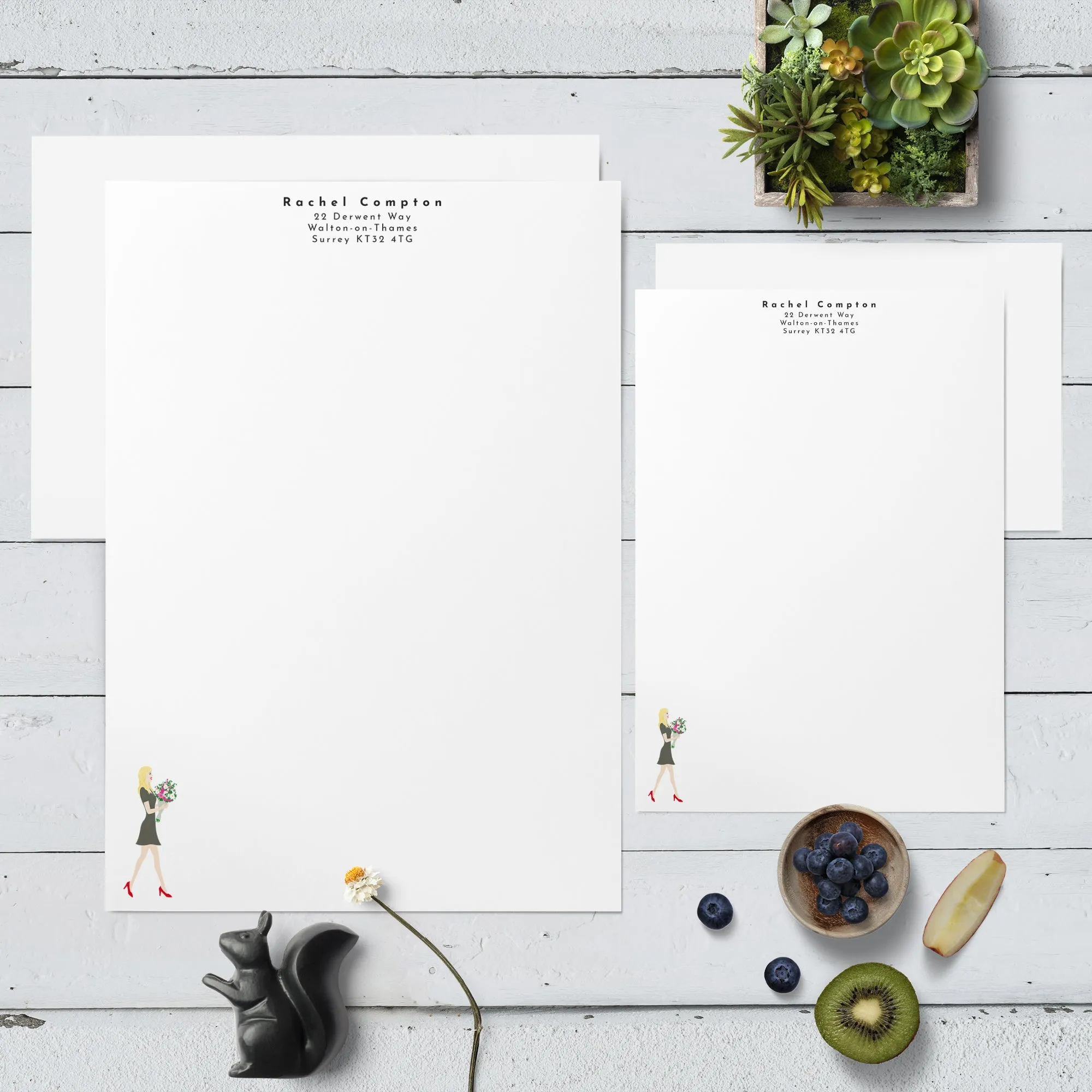 Letter Writing Set Scarlett Collection