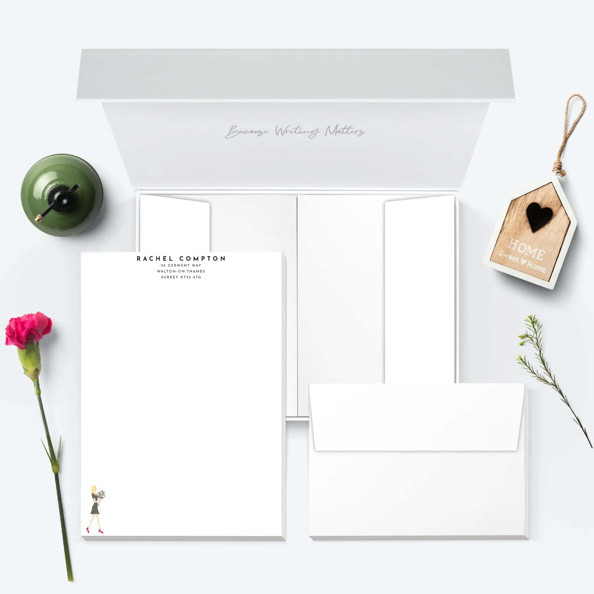 Letter Writing Set Scarlett Collection
