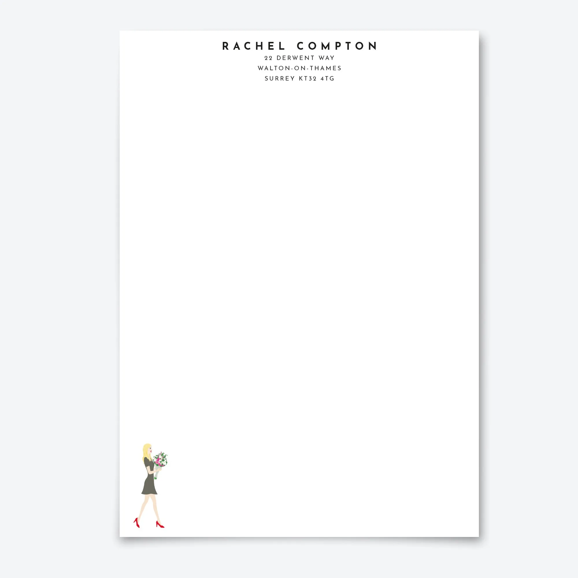 Letter Writing Set Scarlett Collection