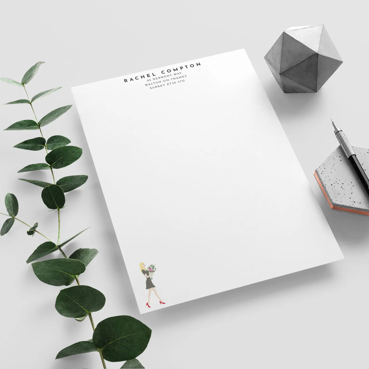 Letter Writing Set Scarlett Collection