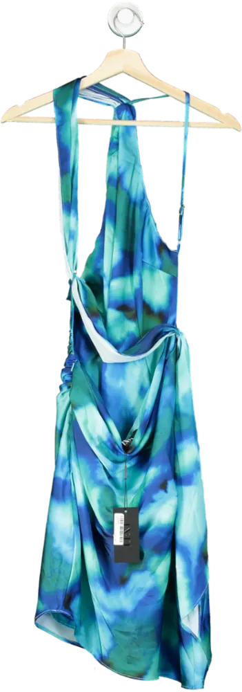 LEXI Blue Lyra Dress Print UK 12
