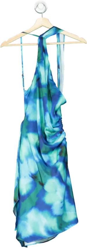 LEXI Blue Lyra Dress Print UK 12