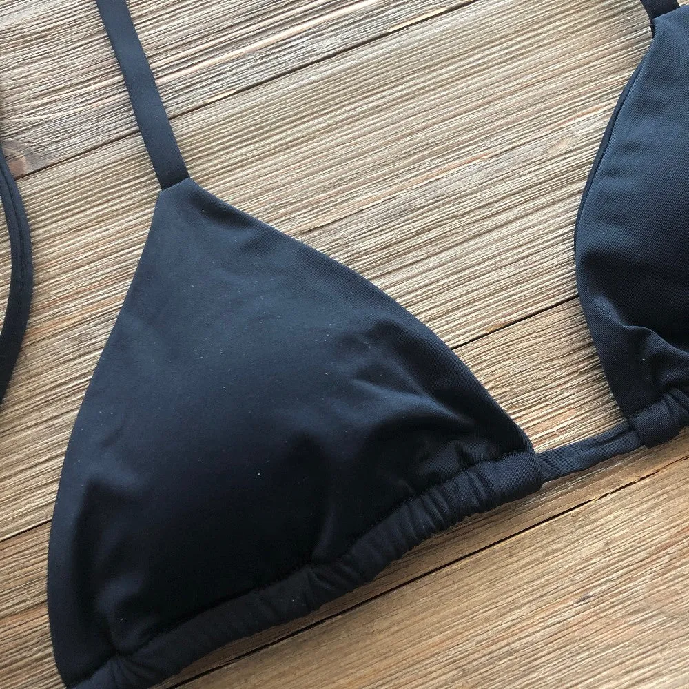 Light Black Triangle Top