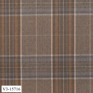 Light Brown with Dark Brown Check Suit
