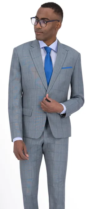 Light Green Check Suit