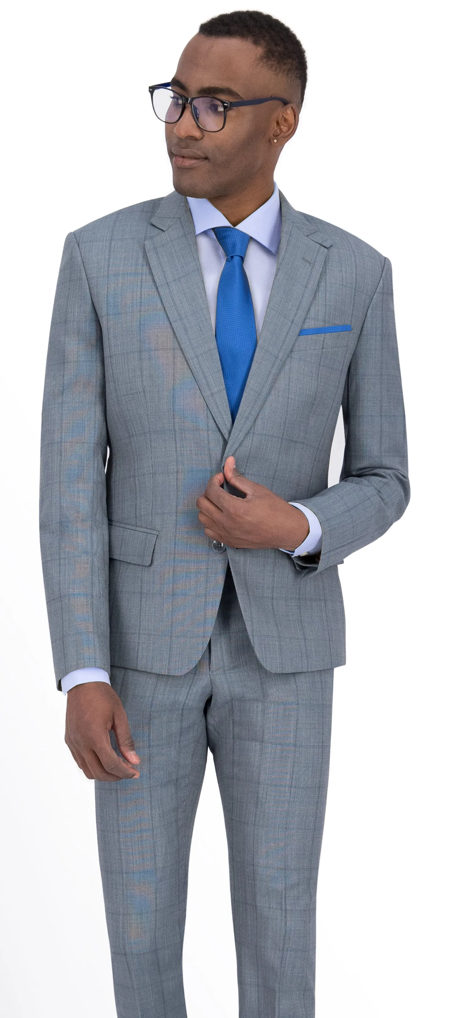 Light Green Check Suit