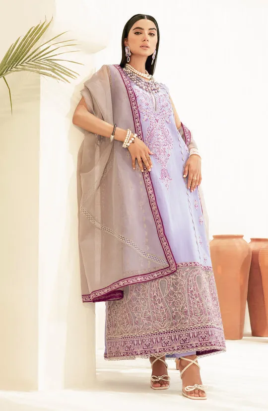 Lilac Embroidered Pakistani Salwar Kameez Dupatta Salwar Suit