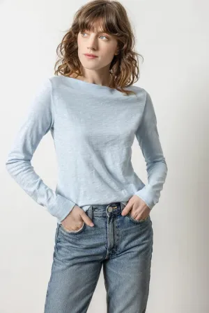 Lilla P Long Sleeve Seamed Boatneck