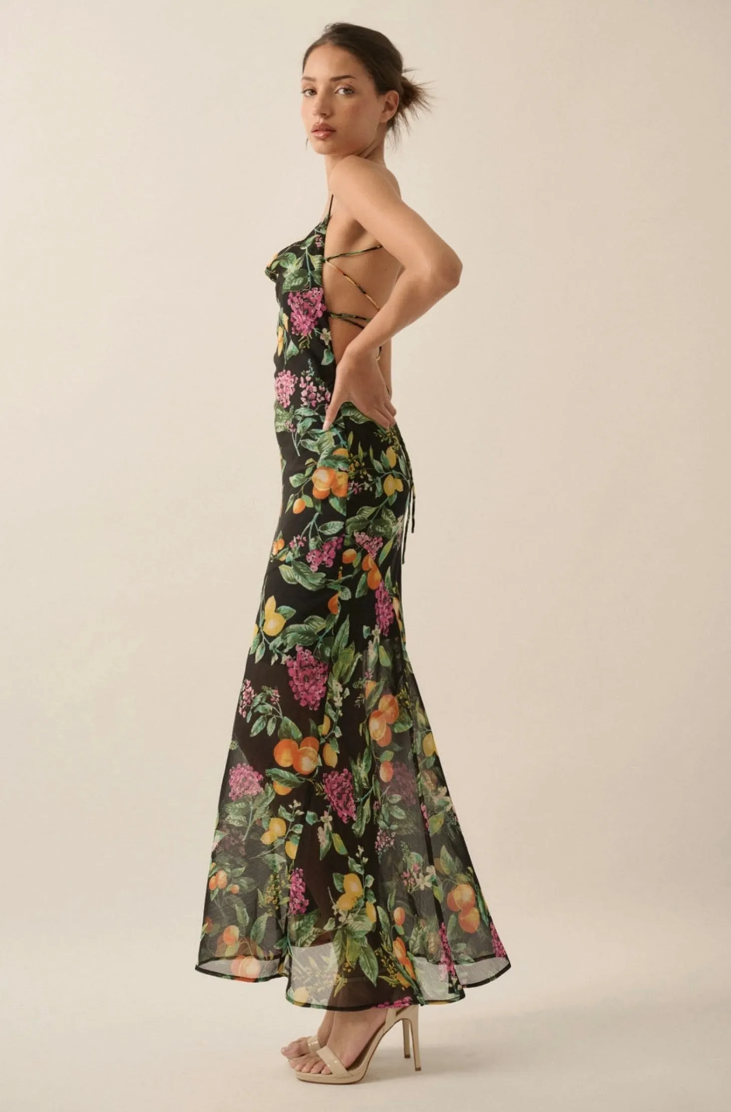 Limoncello Drape Front Dress