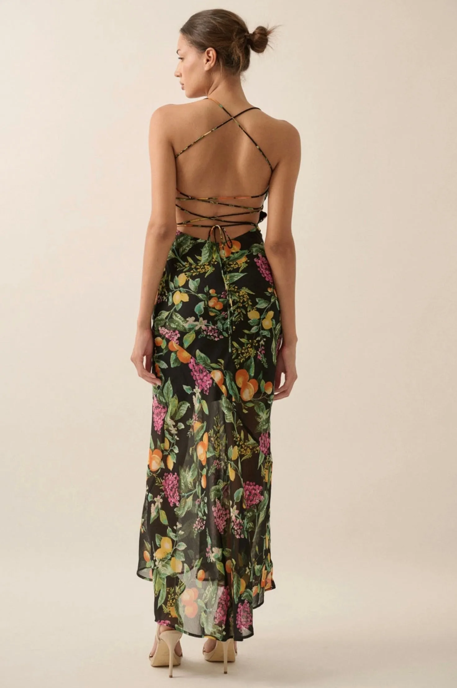 Limoncello Drape Front Dress