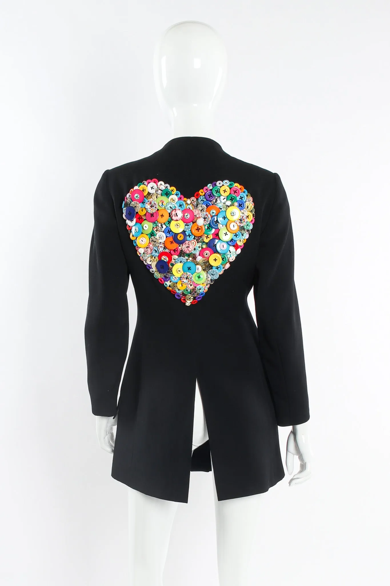Love Button Wool Jacket