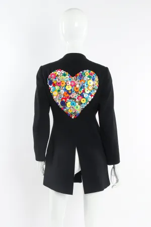 Love Button Wool Jacket