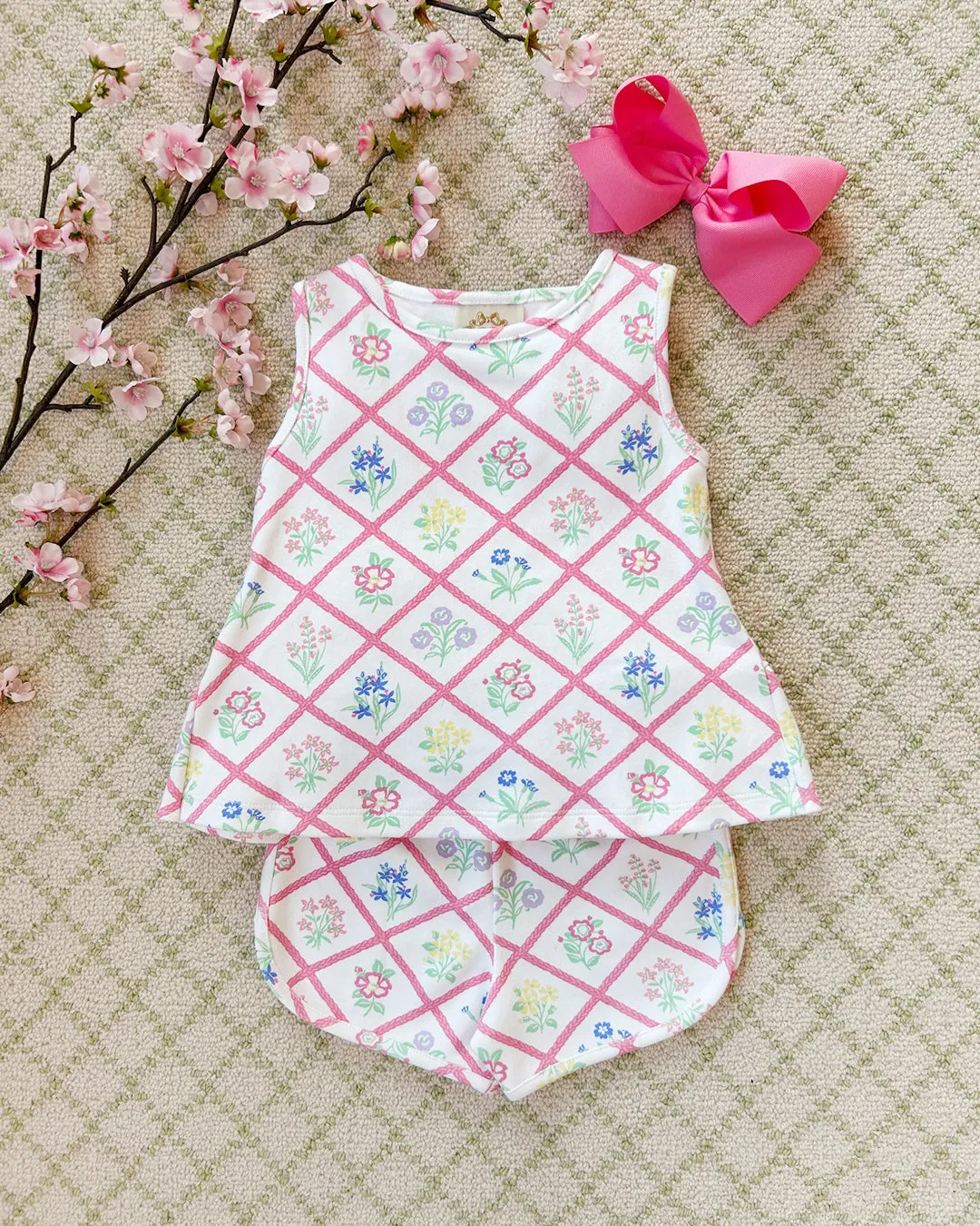 Love You Back Top - French Country Floral