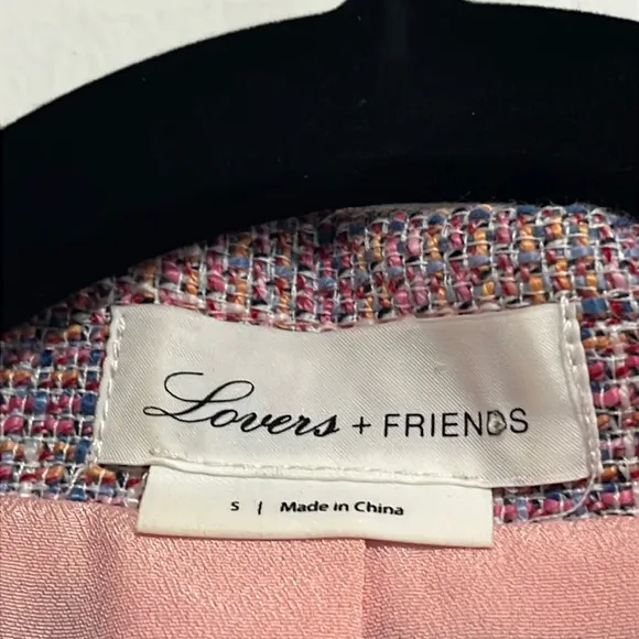 LOVERS   FRIENDS Tweed Double Breasted Blazer Dress Sz Small