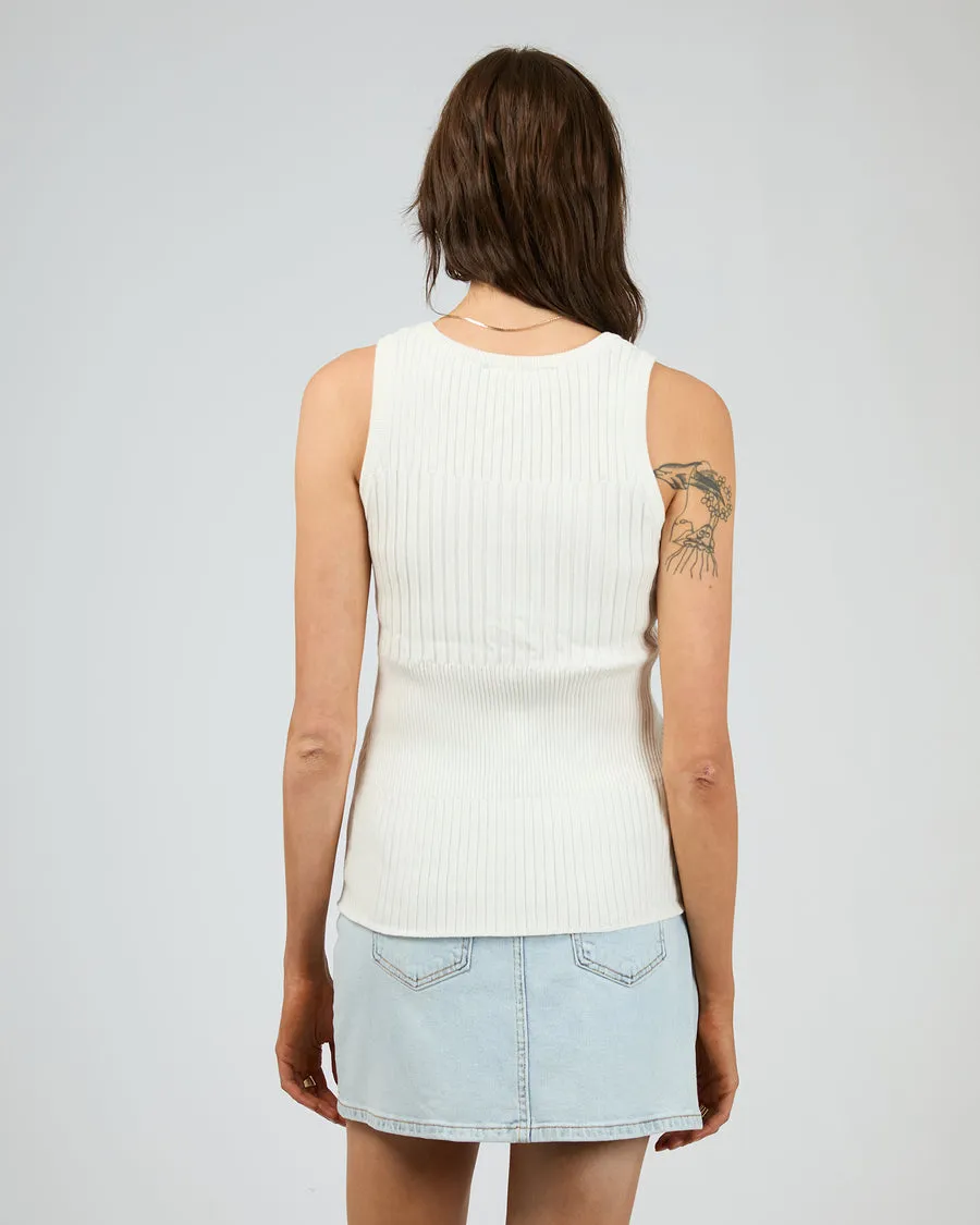 Luca Knit Top | White