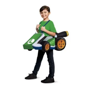 Luigi Kart Child Costume