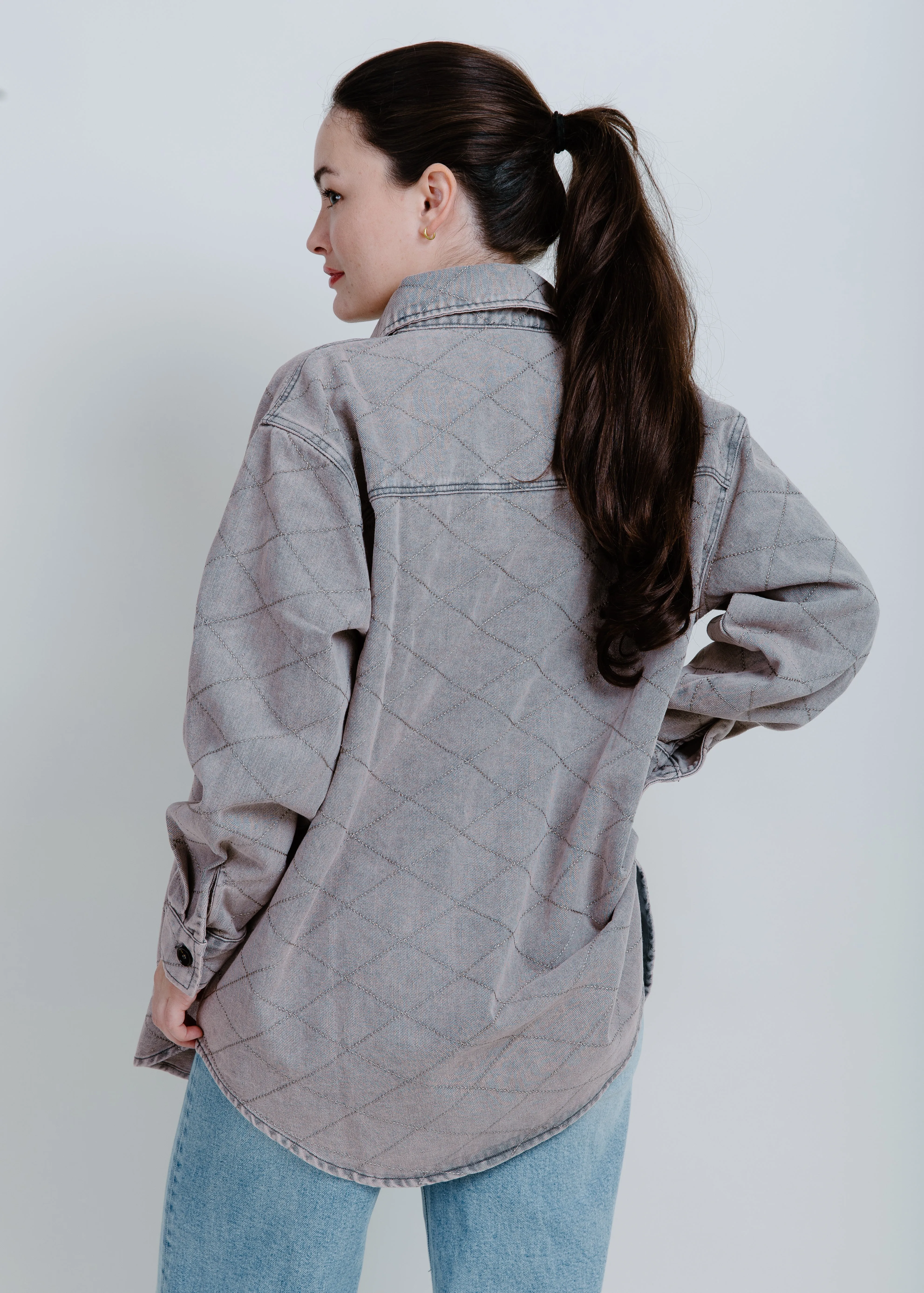 Mable Button Down Shacket