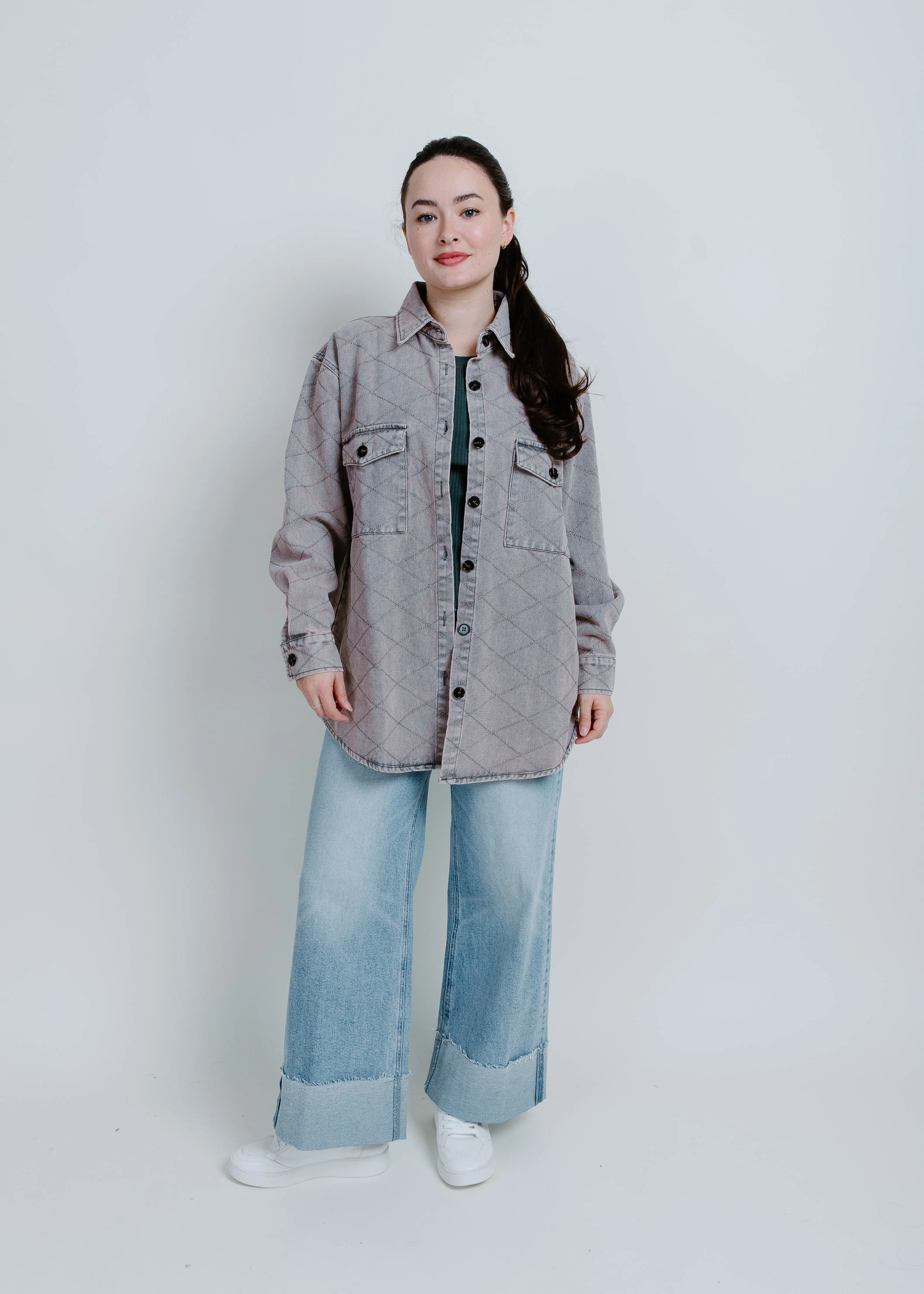 Mable Button Down Shacket