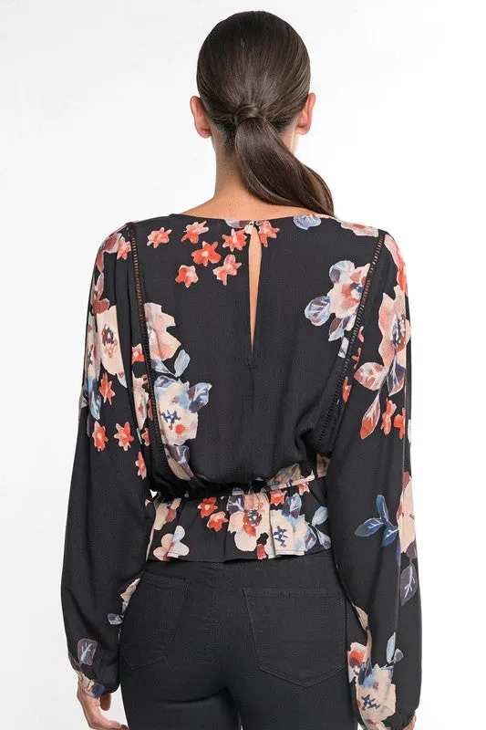 MADDIE FLORAL TOP-