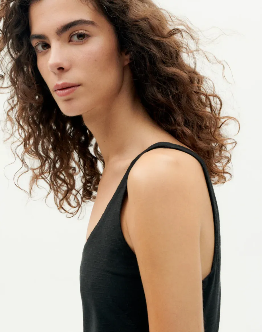 Mae Dress in Black | Thinking Mu