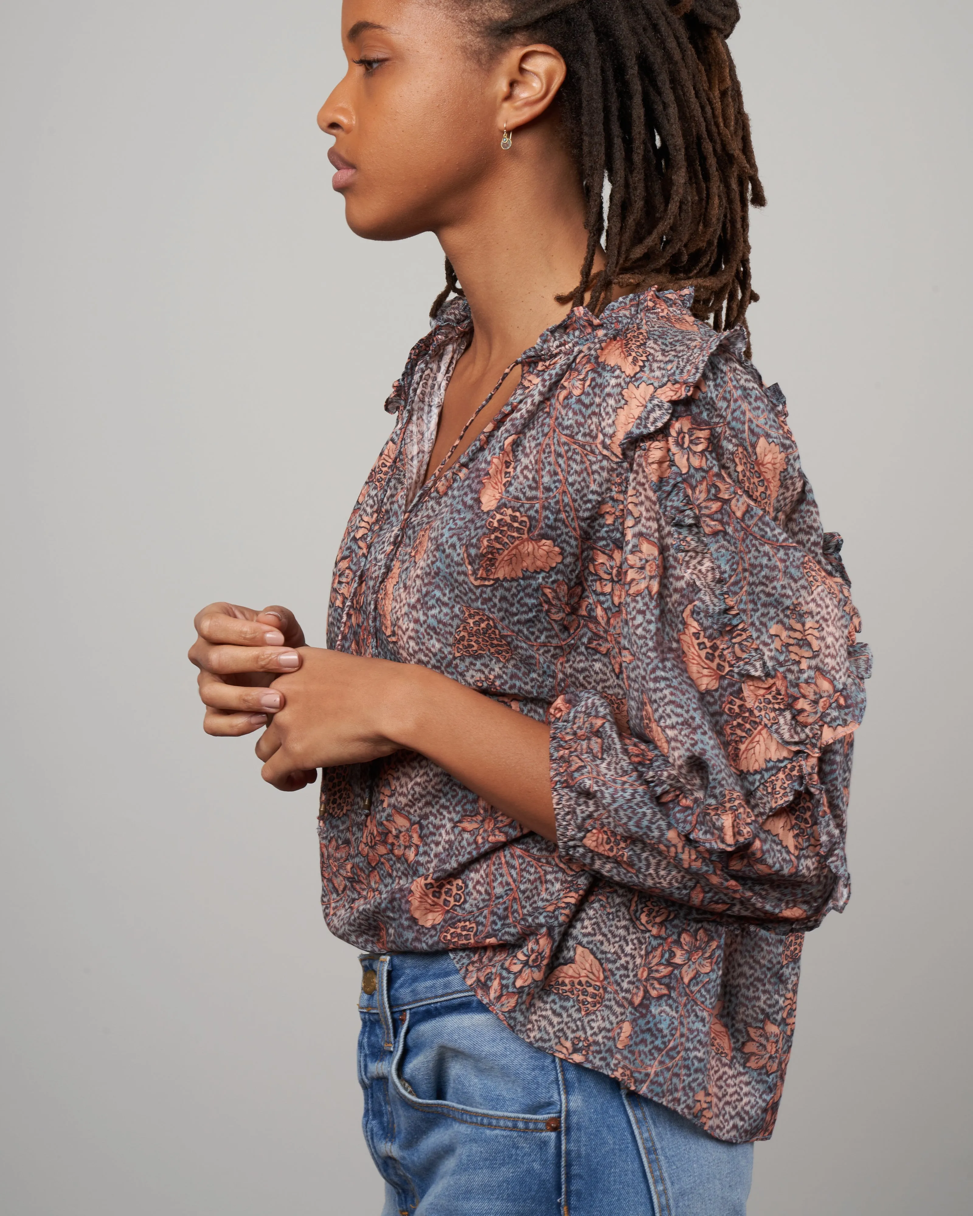 manet blouse - aegean