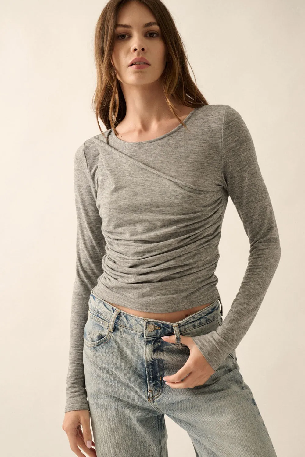 Margo Ruched Tee