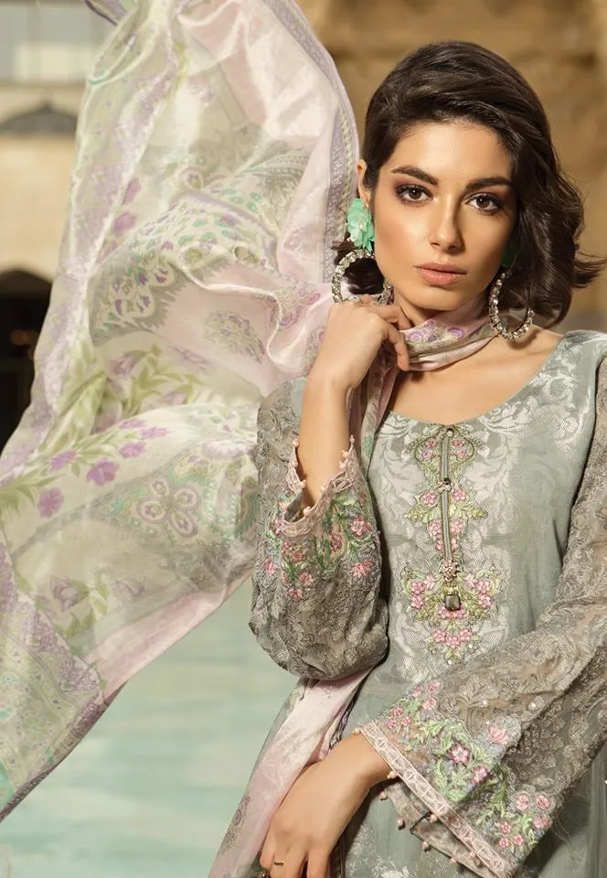 Maria B. Summer 2019 Cotton-Lawn Suit