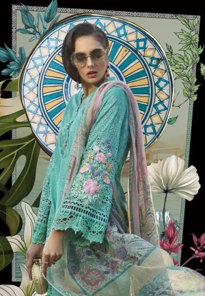Maria B. Summer 2019 Cotton-Lawn Suit