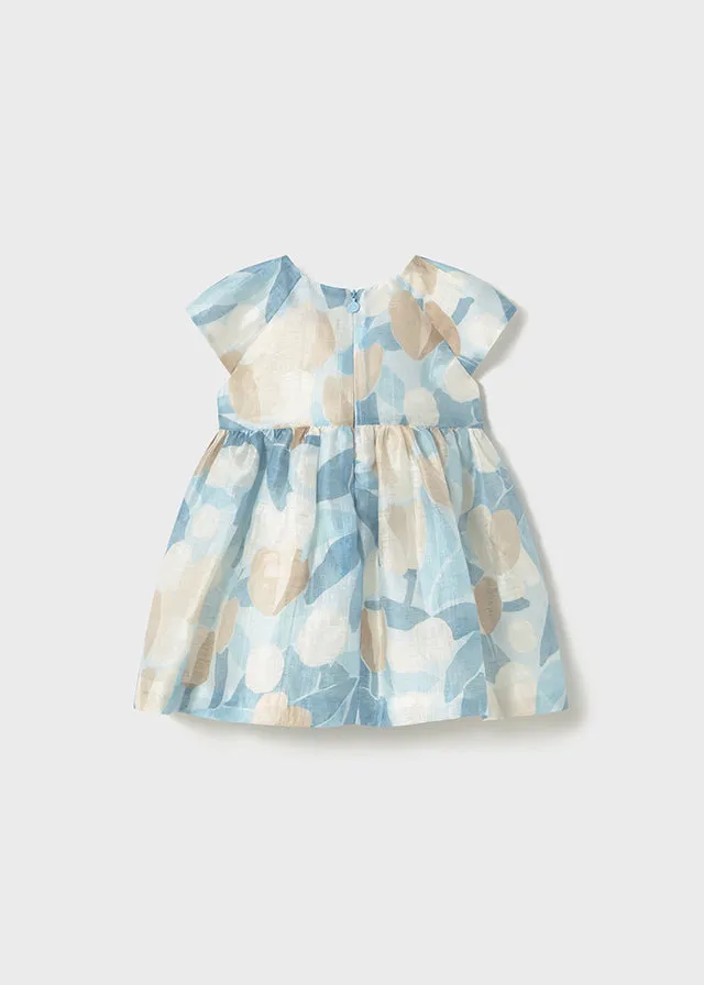 Mayoral 1909 Sky Printed Dress In Stock Now