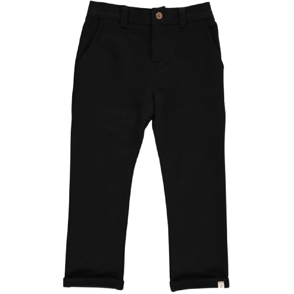 Me & Henry Jonathan Jersey Pants- Black