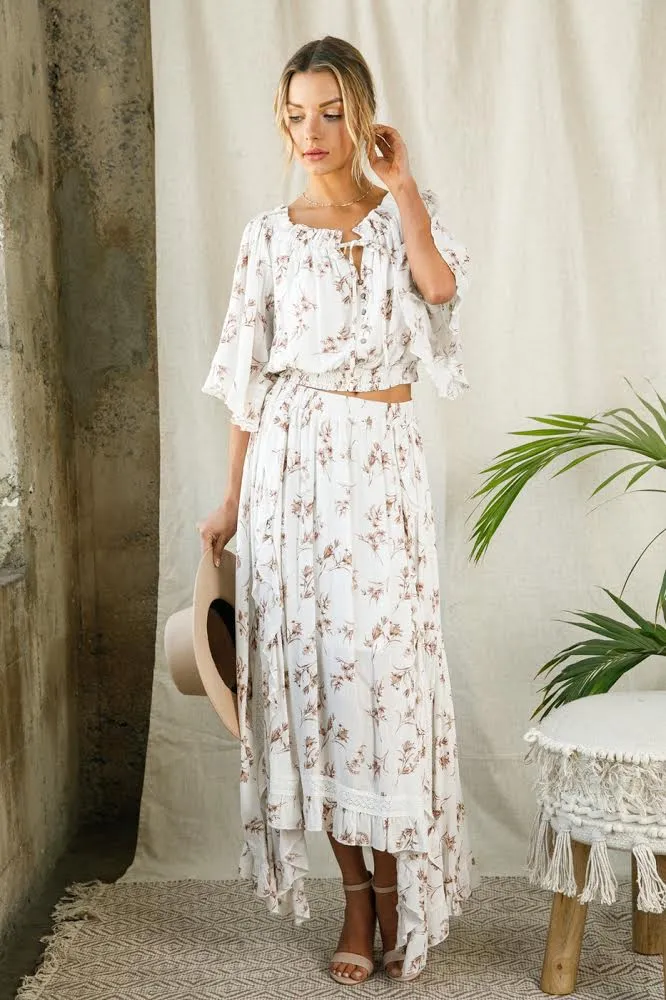 MEET ME IN PARIS CROPPED BLOUSE