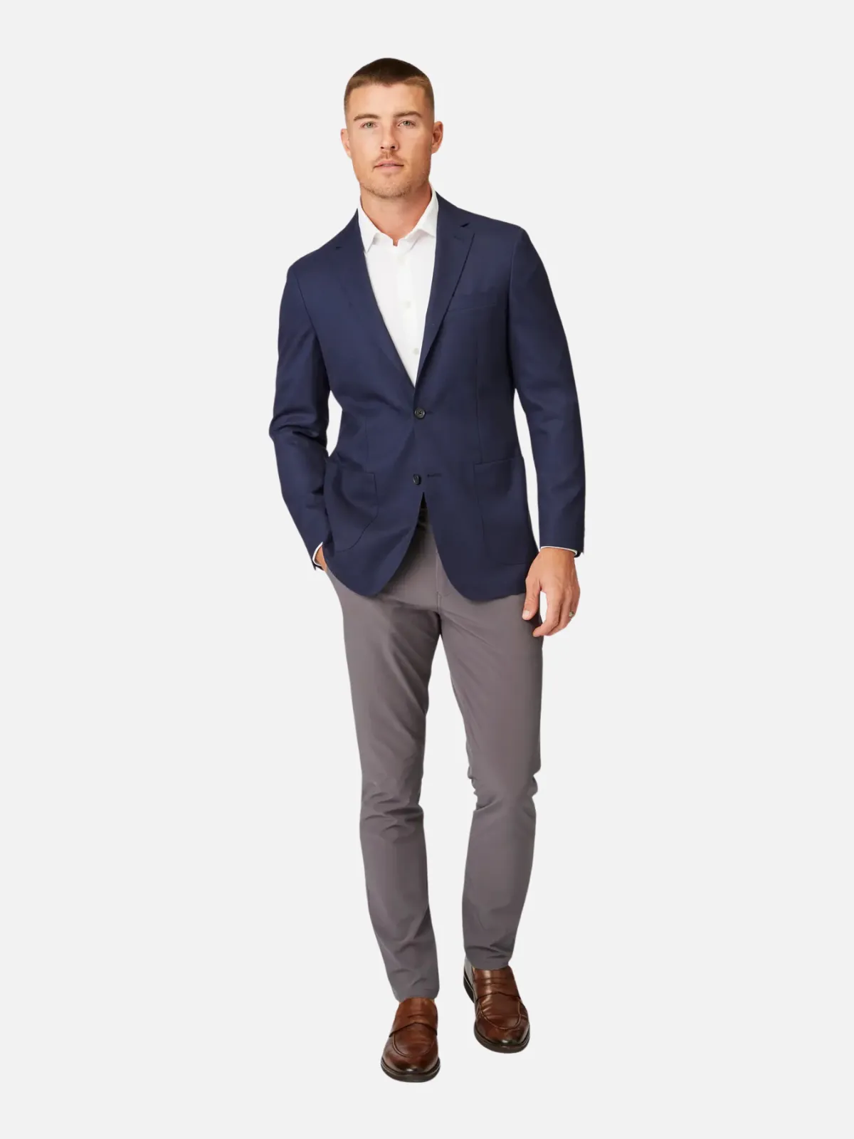 Mizzen   Main Lavelle Blazer - Navy
