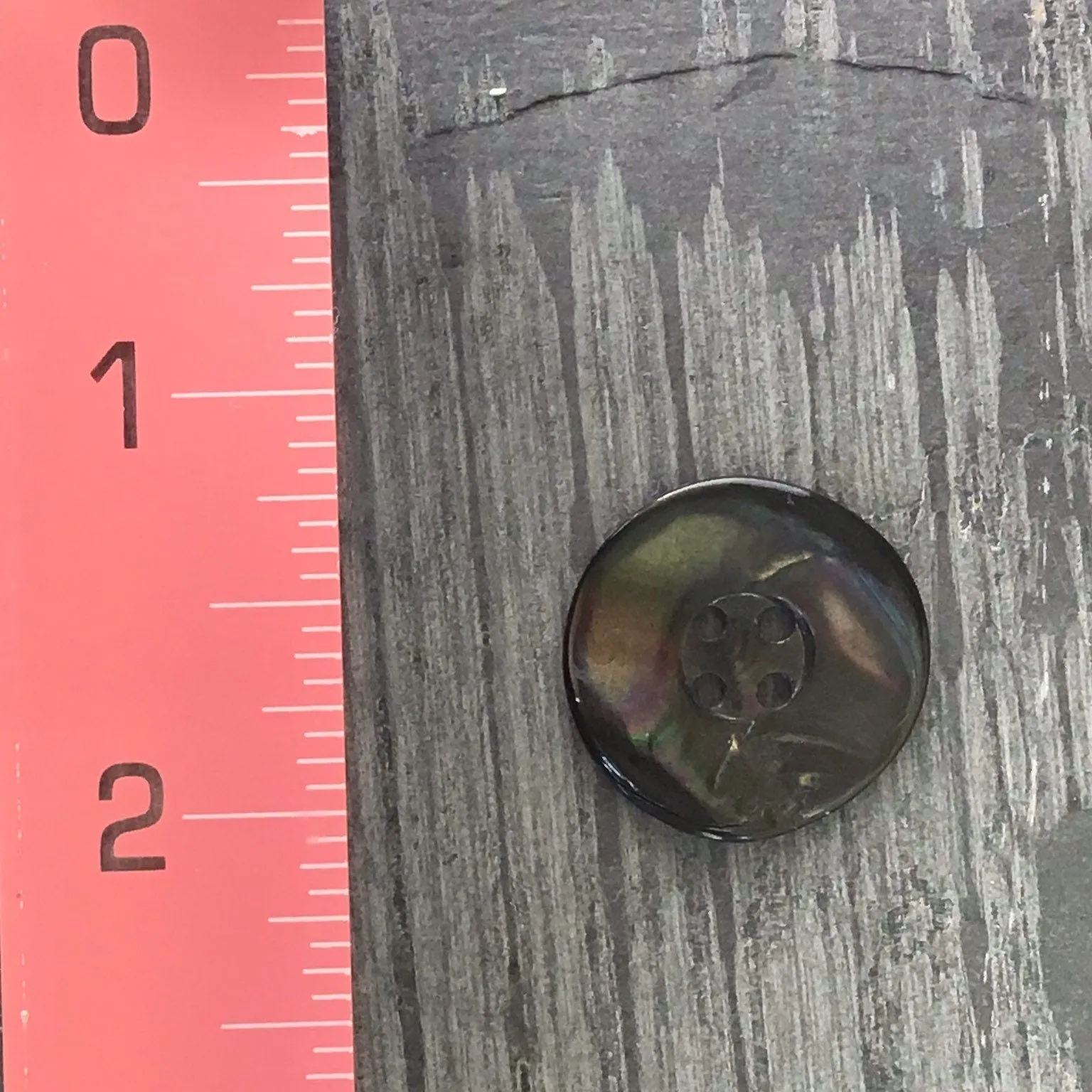 Mother of Pearl BUTTONS / 7/8" 4 Hole Shell Buttons / Jacket Buttons / Dress Buttons / Decorative Buttons 38