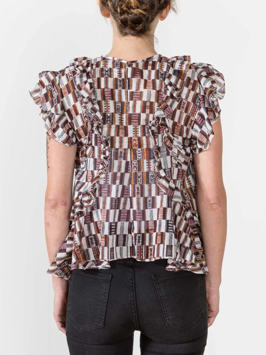 nalou top - ecru