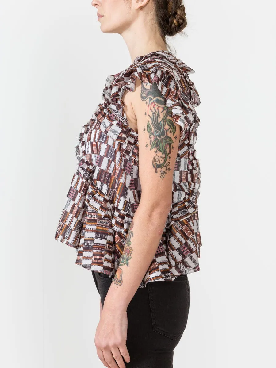 nalou top - ecru