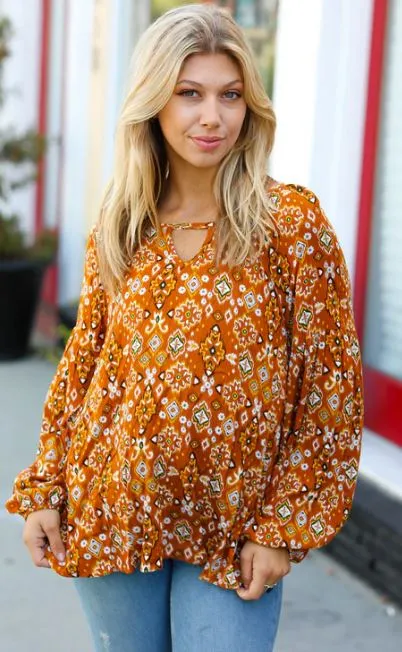 New Mexico Keyhole Top