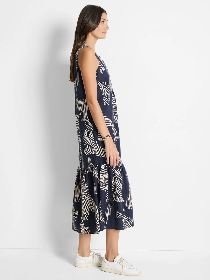 NIC ZOE Zebra Stripe Cece Dress