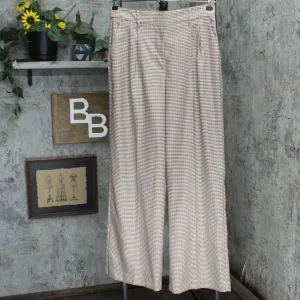 Nine West Womens Elastic Houndstooth Dress Pants 1660ca694a83d0 Lurex Brown M