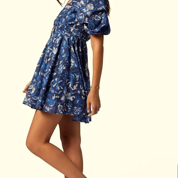 NWT Joie REVOLVE brand Lucia Dress in Navy Blazer Multi Size‎ 00