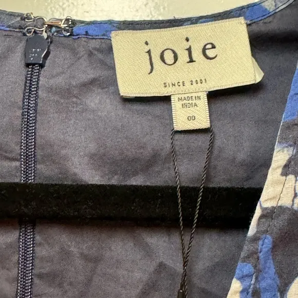 NWT Joie REVOLVE brand Lucia Dress in Navy Blazer Multi Size‎ 00